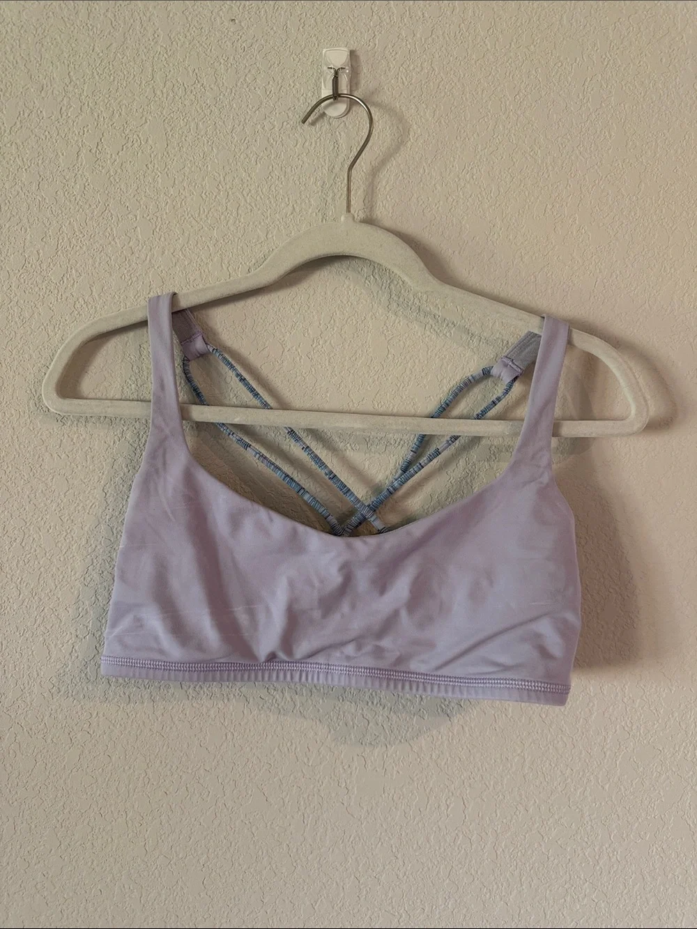 lululemon athletica Lavender Strappy Low-Impact Sports Bra